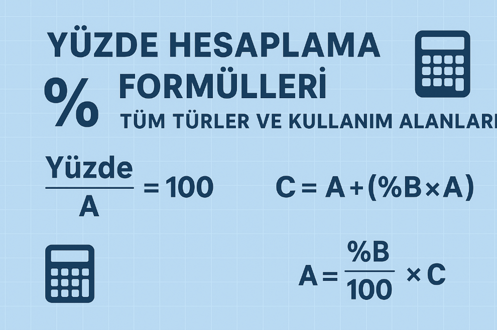 Yüzde Hesaplama Formülleri
